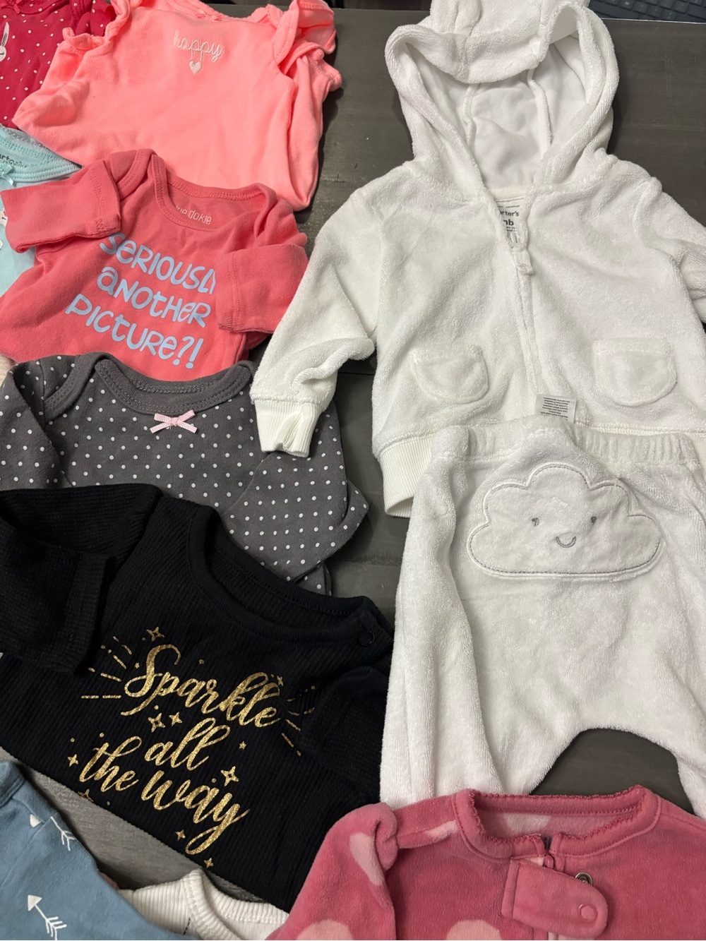 Baby Girl Newborn + 0–3M Clothing Bundle | 35 Pieces | Excellent Condition ✨ - Picture 5 of 12